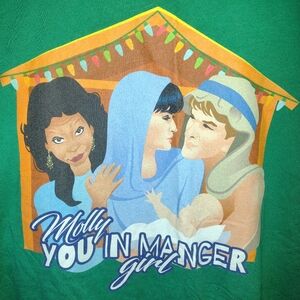 Christmas mashup shirt Ghost/manger